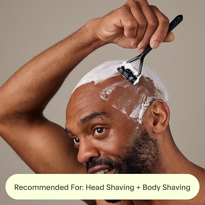 Leaf Shave | Leaf Razor Set, All-Metal Safety Razor with Pivoting Head & Adjustable Blade Loading, Includes Matching Stand, 50 Single-Edge Refills, and Recycling Bank for Used Blades - Rose Gold