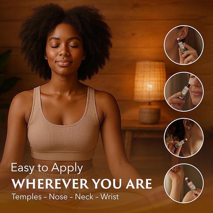 Mine Citronella Oil Roll On – 100% Natural Citronella Essential Oil for Skin, Roller for Outdoor Camping, Hiking, Picnics, Travel