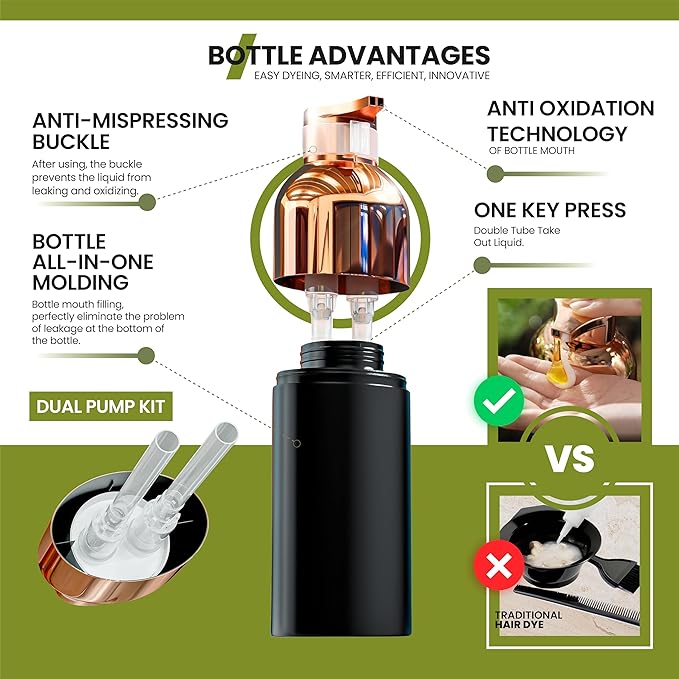 HERBBY Hair Color Shampoo for Gray Hair Coverage&Color Transform with 9 Herbal Extracts –Long Lasting(6-8 Weeks),Shiny,Evenly Colored,Instant Hair Dye Shampoo&Conditioner, 500 Ml (LIGHT HONEY COLOR)