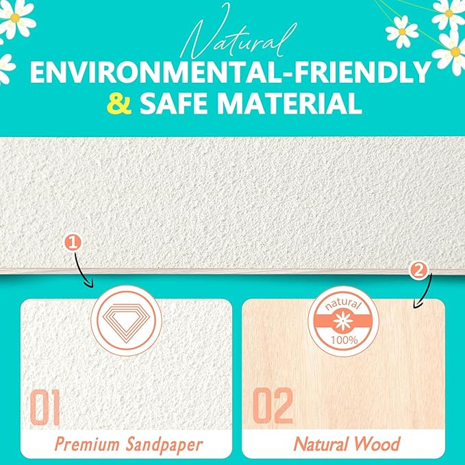 Professional Nail Files Double Sided Emery Board 80/100 Grit for Poly Gel Acrylic Nail Extension Manicure Pedicure Tool White 100Pcs