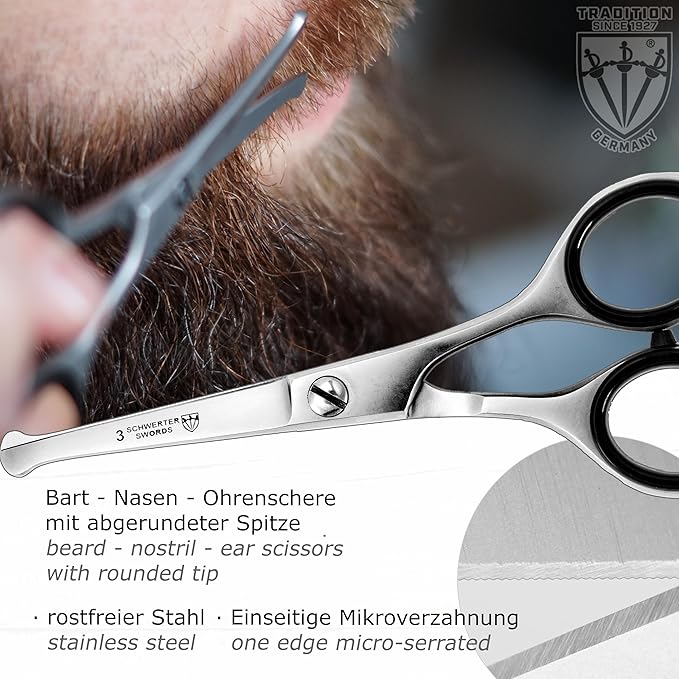 3 Swords Germany – MEN's kit - manicure pedicure beard ear ALL IN ONE - stainless steel tools
