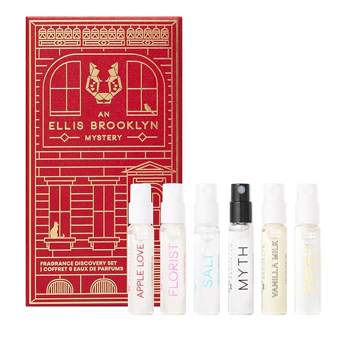 Ellis Brooklyn MYSTERY Fragrance Discovery Set - Eau De Parfum for Women Sample Perfume Set, Perfumes for Women, Clean, Long Lasting Perfume