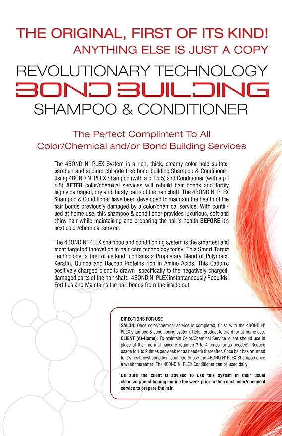 POWERTOOLS 4BOND Bond Building Conditioner | Restore Damaged Hair | Contains Advanced Polymers, Keratin, Baobab & Quinoa Proteins (26 Fl Oz)