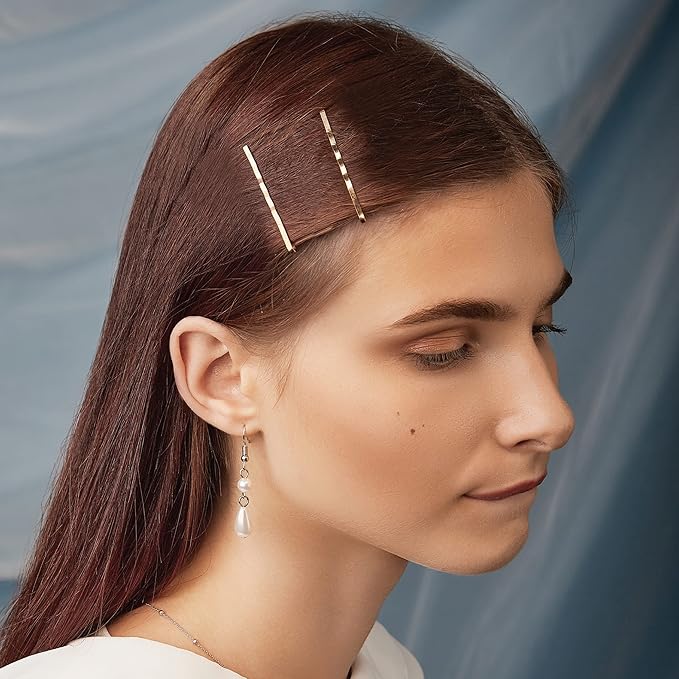 ForPro Professional Collection Bobby Pins (400-Count Approx), Bronze, 2" L, Ball-Tipped, Crimped, Non-Slip, Non-Damaging, 1 Lb.