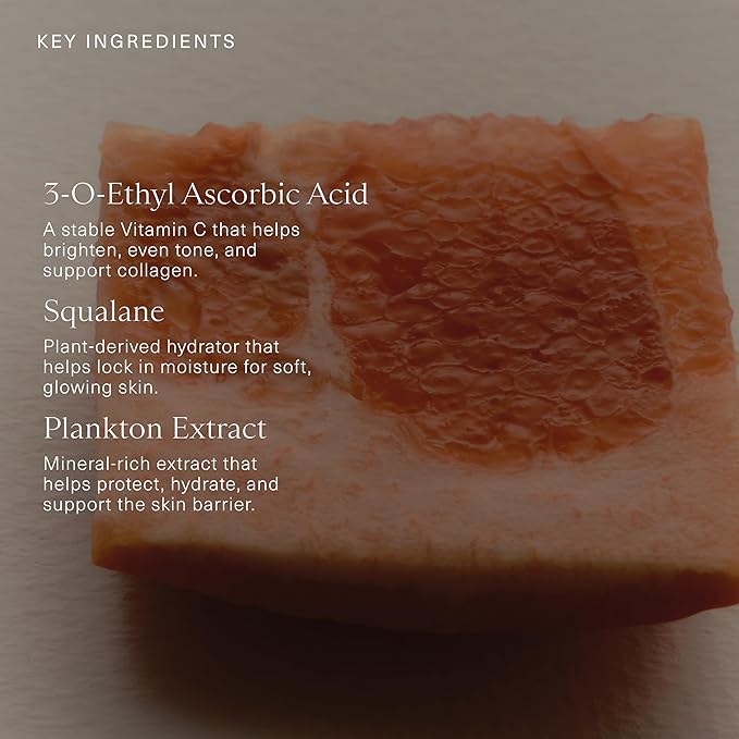 Oak Essentials Daily Vitamin C Serum | Face Serum for Even Skin Tone with Stable Vitamin C, Squalane & Plankton Extract, 1 Oz