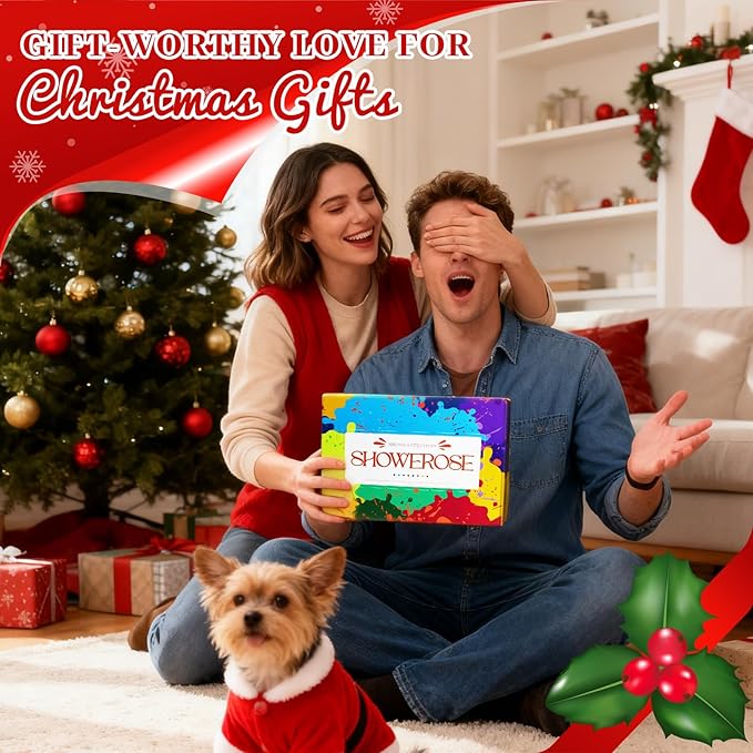 Shower Steamers Aromatherapy - Christmas Stocking Stuffers for Men, Birthday Gifts for Women, White Elephant, Relaxation, Self Care (15-Pack)