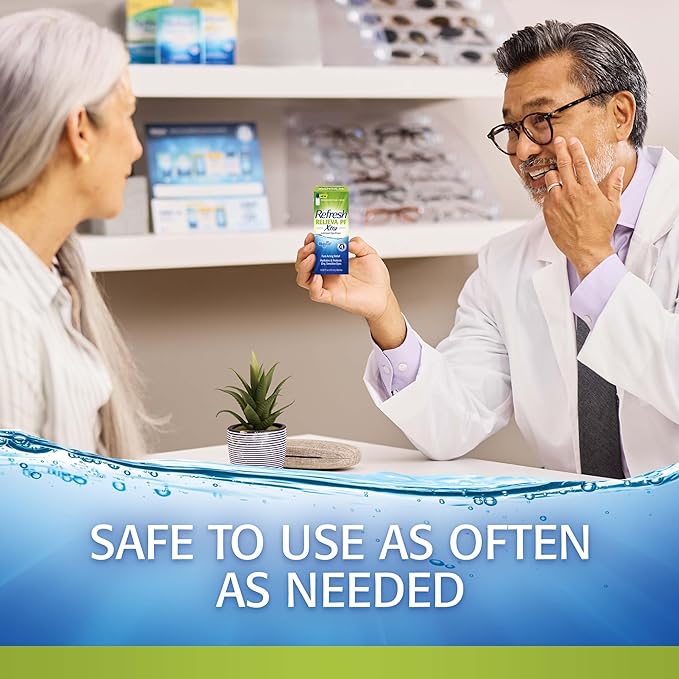 Refresh RELIEVA PF Xtra Preservative-Free Artificial Tears Lubricant Eye Drops, 0.33 fl oz (10 mL)