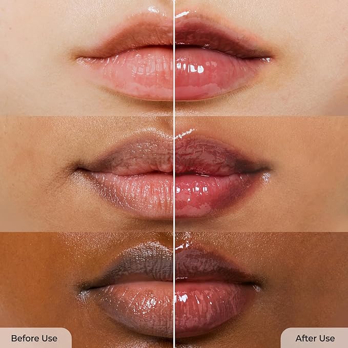 Laka Fruity Lip Glotioner, 10ml/0.33 fl.oz, Lip Gloss with High Shine Vivid Colors, Jelly tip for Hygienic & Easy Application, Plumping Conditioner, Vegan, K-Beauty (#705 Toasty)