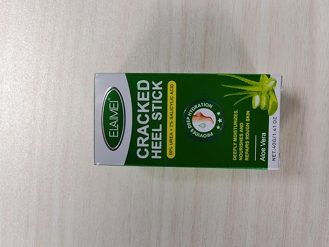 2PCS Foot Cream with Aloe Vera 2.46 oz/70 g, Heel Stick, Moisturizing Foot Balm, Crack Feet Prevention Stick for Removing and Smoothing Cracked Hands Elbows Feet, Moisturizes and Hydrates the Dry Skin