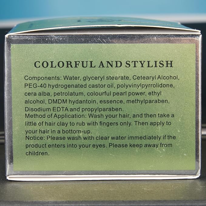 Blue Hair Spray Hair Color Wax 4.23 Ounces, Natural Disposable Hair Wax Color Spray, Kids Women Temporary Hair Color Dye Wax Clays Pomades for Christmas Parties, Role Playing, Cosplay, Halloween(Blue)