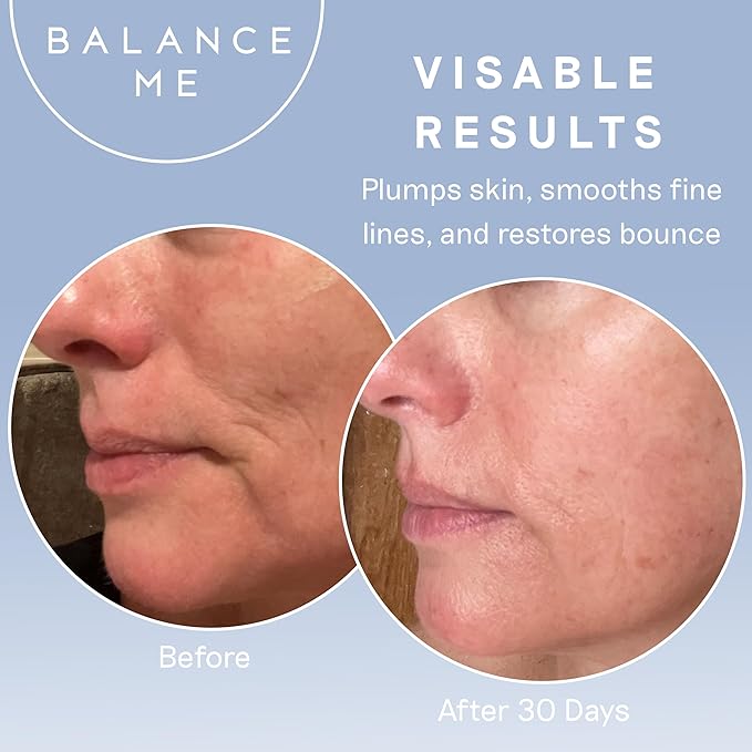 Balance Me Tripeptide Plumping Cloud Cream 1.7 fl oz, Anti Aging Moisturizer Face Cream for Hydrating & Firming with Ceramides & Hyaluronic Acid