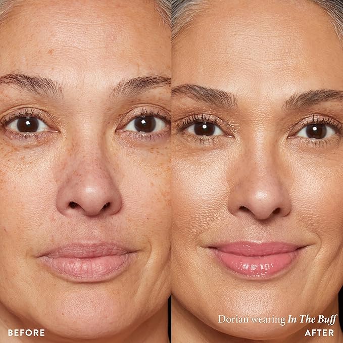 LAURA GELLER NEW YORK Jelly Balm Moisturizing Tinted Lip Balm - In the Buff - Hydrating Vitamin E - Semi-Shine Finish