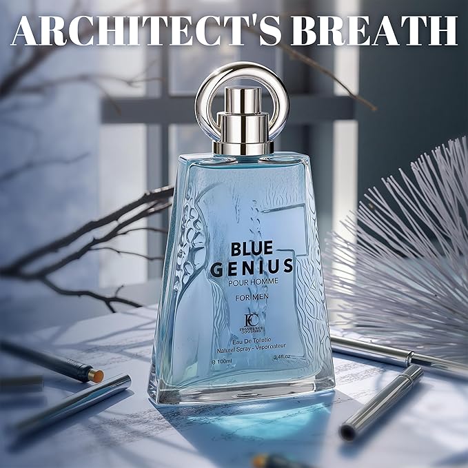 Genius Blue For Men – Eau de Toilette For Men | Coastal Woody | Premium Long-Lasting Fragrance – 100ml