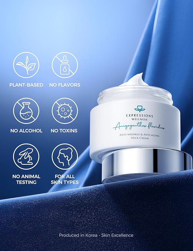 Neck Firming Cream Face Moisturizer for Neck,Chest, Décolleté, Neck Cream for Tightening and Lifting, Anti Aging,Reducing Wrinkles, Fine Lines, Day & Night Use 1.76 fl. oz