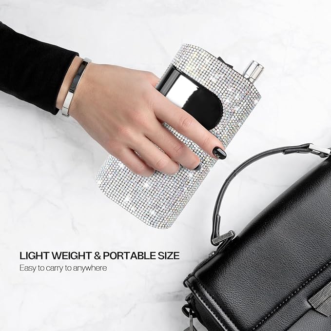 Professional Rechargeable Nail Drill Machine, Lavinda Diamond 35000RPM Electric Nail File Cordless Portable Nail Drill with Coreless Motor for Acrylic Nails, Manicure Pedicure Tool, Crystal Diamond