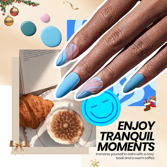 Beetles Gel Nail Polish Kit with U V Light, 68 Pcs Gel Nail Kit 35 Colors Emotional Spectrum with Base Matte&Glossy Top Coat Soak Off Manicure Set, Women Teen Girl Christmas Gifts, Beetles Gift Spree