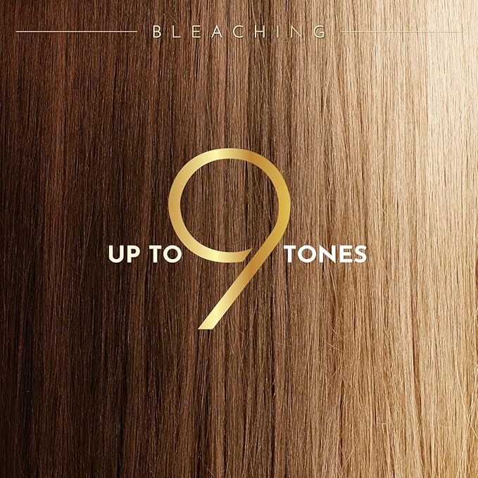 Hair Bleach, Bleach Powder for Hair, Professional Grade Blue Bleaching Powder, Up to 9 Levels of Lift for Hair Highlights & Lightening (100g/3.53oz)