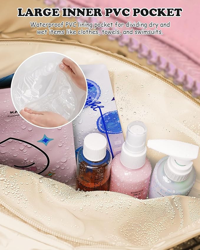 8 Year Old Girl Birthday Gift-Duffle Bag for Travel, Weekender Bags for Women，Friend Birthday Gift, Initial Overnight Bag with Wet Pocket，Travel Bags Personalized Gym Tote with Makeup Pouch