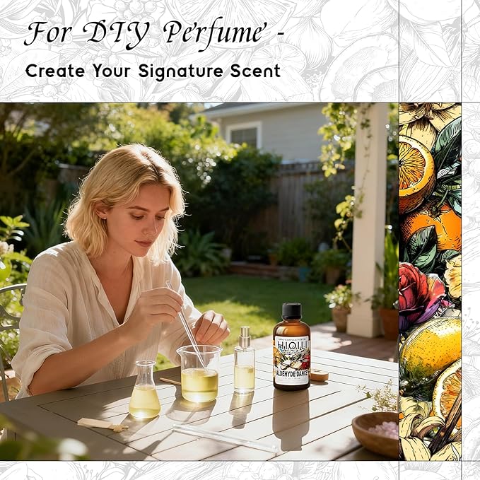 HIQILI Aldehyde Dance Fragrance Oil for Making Candle, Scented Home Decor, Room Spray, Skin & Body, Essential Oil Diffuser - 1 Fl Oz