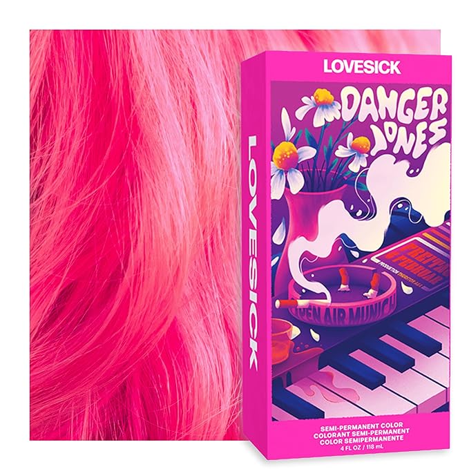Danger Jones Semi-Permanent Hair Color (Lovesick - Neon Pink)