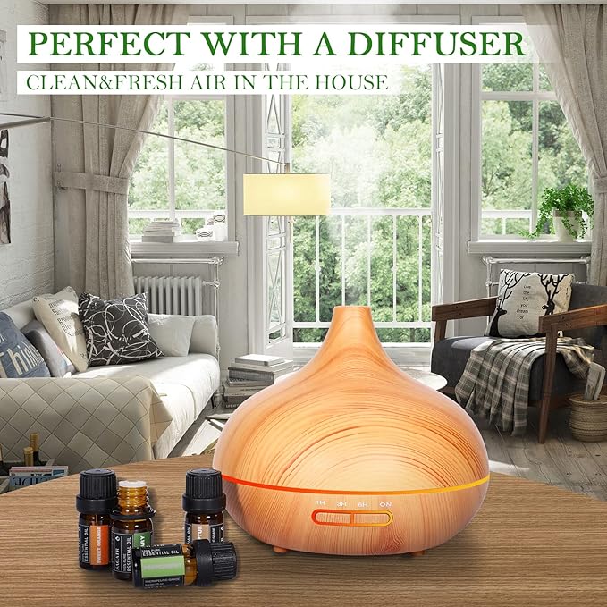 Essential Oils Set - Perfect for Massage,Diffuser, Humidifier, Massage, DIY Candle and Soap Making（36x5 ML）