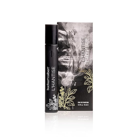 L’Hantise Fragrance 10mL – Eau de Parfum – Floral Fruity Citrus Perfume with Amber, Vetiver, Raspberry & Bergamot