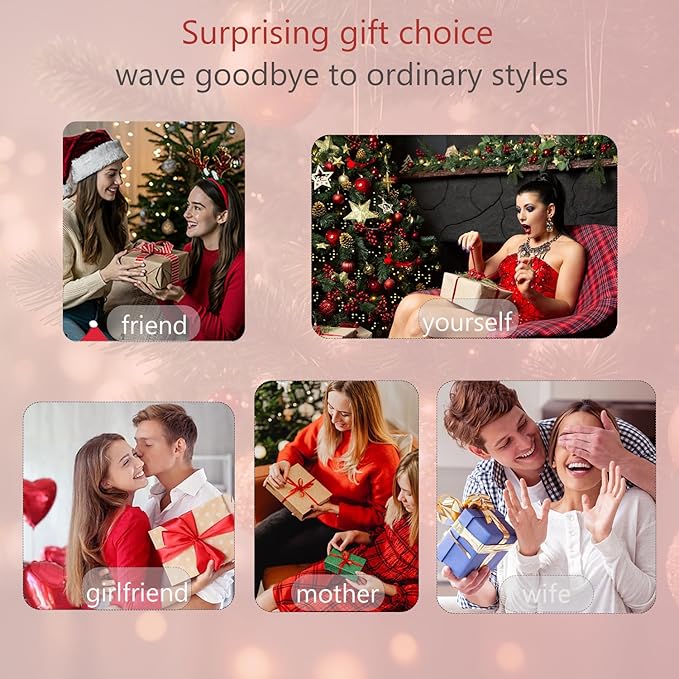 Curling Wand, 4 in 1 Hair Curling Iron Wand Set Include 4 Interchangeable Ceramic Barrels (0.35"-1.25") Hair Curling Wand Set for Quick Create Hairstyle in All Hair Type