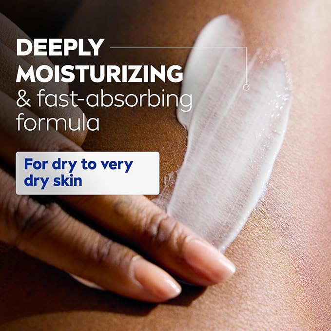 NIVEA Nourishing Hydration Skin Firming Body Lotion with Q10 and Vitamin C, 72-Hour Body Moisturizer for Dry to Very Dry Skin, 16.9 Fl Oz Pump Bottle