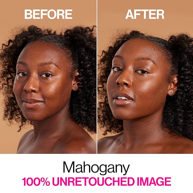 wet n wild Bare Focus Skin Tint, 5% Niacinamide Enriched, Buildable Sheer Lightweight Coverage, Natural Radiant Finish, Hyaluronic & Vitamin Hydration Boost, Cruelty-Free & Vegan-Mahogany