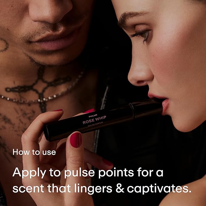 PHLUR Rose Whip Eau de Parfum - Travel Size Perfume - Woody Floral Perfume with Rose, Black Currant, Pink Pepper, Nutmeg, Cashmere Wood & Musk (9.5mL)