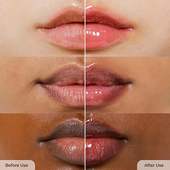 Laka Fruity Lip Glotioner, 10ml/0.33 fl.oz, Lip Gloss with High Shine Vivid Colors, Jelly tip for Hygienic & Easy Application, Plumping Conditioner, Vegan, K-Beauty (#702 Melts)