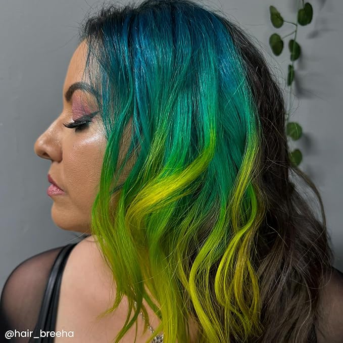 Arctic Fox Semi-Permanent Hair Dye, Vegan & Cruelty-Free, Ammonia-Free, Conditioning, Vibrant Green Color, Iris Green, For All Hair Types, 4 fl oz (Pack of 2)