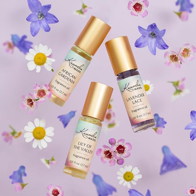 Kuumba Made Lily of The Valley Fragrance Oil Roll-On 0.125 fl oz (3.7ml) | Rollerball Perfume | Alcohol Free