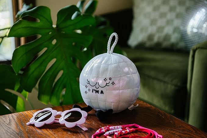 Punchkins Mirrorball Plushie - I'm A Cute Discoball Plush, for Swifties, Adorable Plushie for Gifting