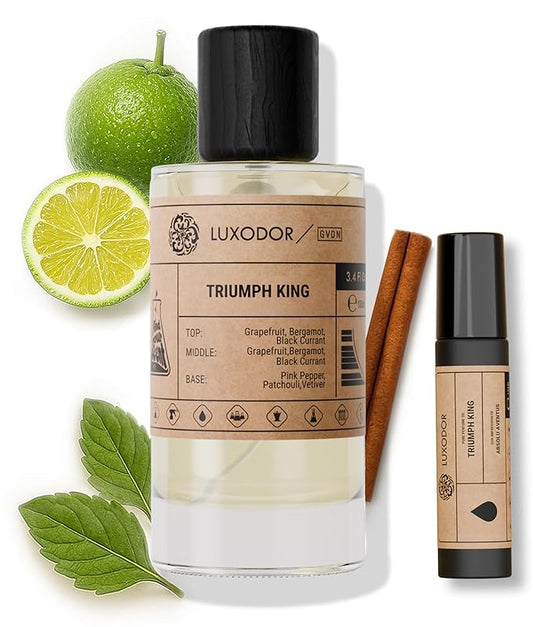 Triumph King - Eau de Parfum - Inspired by Absolu Aventus - Men Fragrance Long-lasting 3.4 fl. oz (100ml)