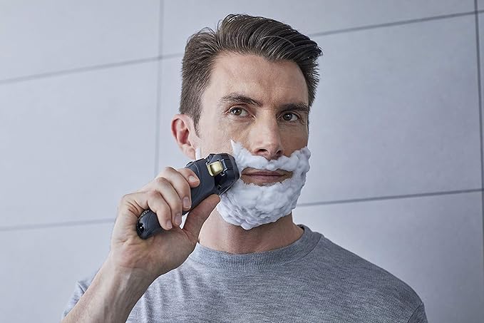 Panasonic ARC5 Electric Razor for Men with Pop-Up Trimmer, Wet/Dry 5-Blade Shaver, Men's Electric Razors for Shaving Face with Intelligent Shave Sensor and 16D Pivoting Head, ES-LV67-K (Black)