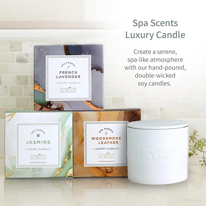 European Spa Source Lavender + Eucalyptus ShowerSpa Mist Spray for Aromatherapy, at Home Spa Experience, Sinus Congestion Relief, and Tension Relief, 4 fl oz.