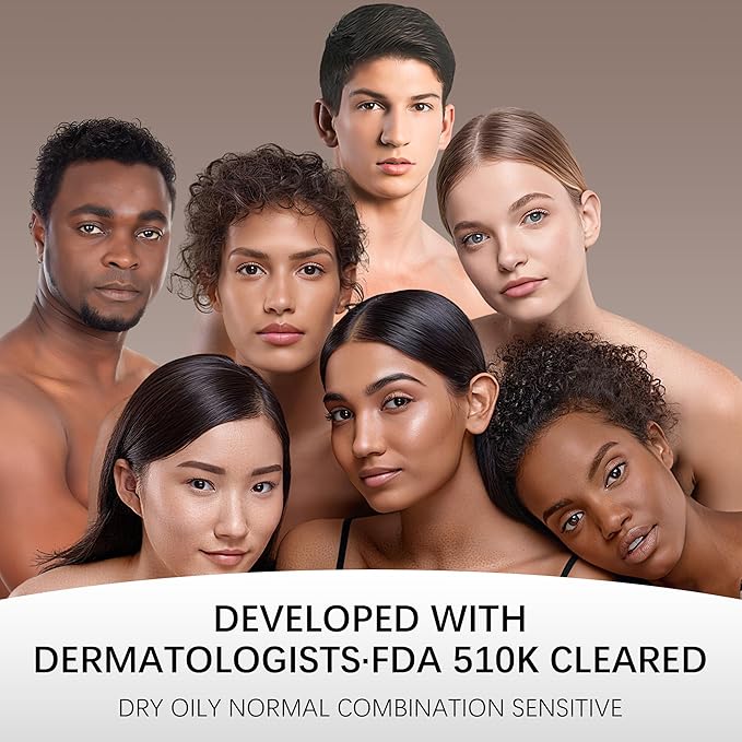 TASNEEM Red Light Therapy for Face, 3D Red Light Therapy Face Mask with 328 LEDs for Full-face Wrinkles & Acne, Red & Blue Infrared LED Light Therapy Mask with 3 Modes, FDA-Cleared, Remote Control