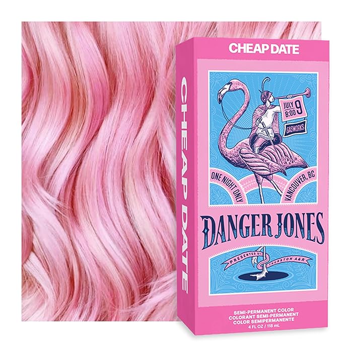 Danger Jones Semi-Permanent Hair Color (Cheap Date - Light Pink)