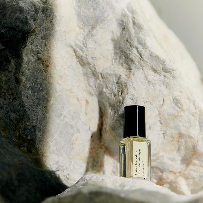 Maison Louis Marie - No.13 Nouvelle Vague Natural Roll-On Perfume Oil Sample | Luxury Clean Beauty + Non-Toxic Fragrance (0.1 fl oz | 3 ml)