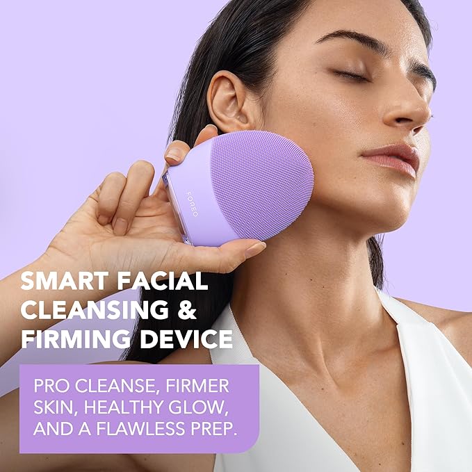 FOREO LUNA 4 Face Cleansing Brush - Firming Face Massager - Anti Aging Care - Enhances Absorption - Simple Skin Care Tools - Sensitive Skin