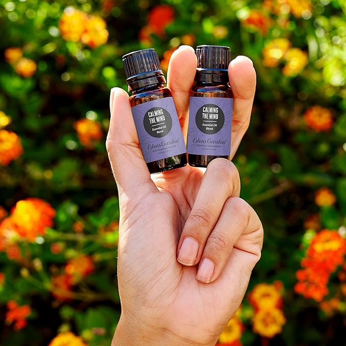 Edens Garden Calming The Mind Essential Oil Blend- 100% Pure Premium Grade, Undiluted, Natural, Therapeutic, Aromatherapy, The Best for Skin, Humidifiers, Kid Safe 30 ml (1 fl oz)