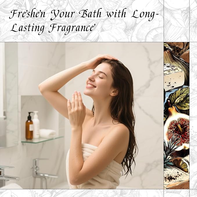 HIQILI Fig Fragrance Oil for Hotel Scent Diffuser, Candle & Soap Making Kit, Add to Skin Care, Bath & Body Products - 5.07 Fl Oz