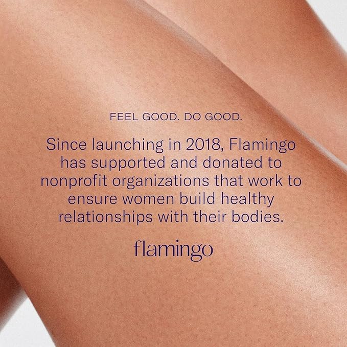 Flamingo Shaving Razor Set for Women - Razor Handle, 4 Razor Blade Refills, Shower Holder - Chrome