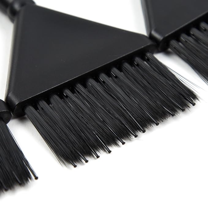 Classic Hair Color Brushes with Built-In Comb - 3 Tint Applicators for Salon Hair Coloring