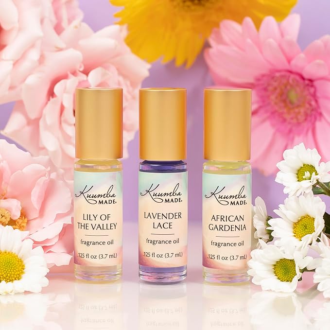 Kuumba Made Lily of The Valley Fragrance Oil Roll-On 0.125 fl oz (3.7ml) | Rollerball Perfume | Alcohol Free