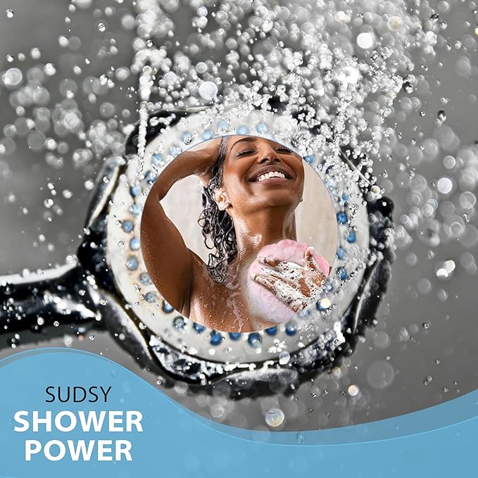 SHOWER BOUQUET Pink-Loofah Bath-Sponge XL 4-Pack // Extra Large 75g Soft Mesh Net Pink Loofa Loufa Luffa Lufa Puff Set/Exfoliating Body Scrubber for Women and Men - Exfoliate & Soothe Face & Body