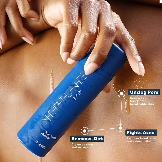 Neptune Fresh Water Cleanser 4 Fl Oz | A Lightweight Gel Foam Face Cleanser That Removes Dirt & Oil. Hydrates & Refreshes Skin with 100% Natural, EWG Verified Ingredients. Perfect for everyday use