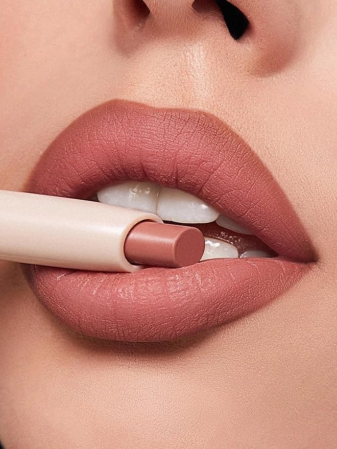 SHEGLAM 2 In 1 Matte Lip Liner and Long Lasting Lipstick Set Makeup - Soft Chai