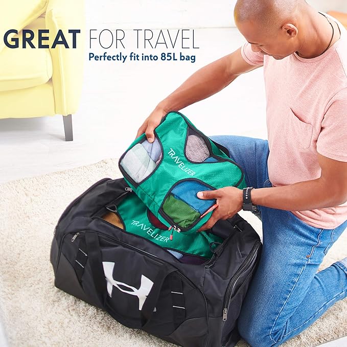 Travel Packing Cubes 5 pcs Luggage Organizer Set for Bag & Suitcase